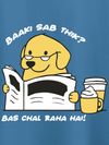 Baki Sab Theek Half Sleeve T-shirt for Men