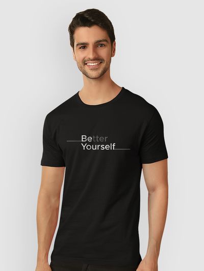 Be Yourself Half Sleeve T shirt for Men