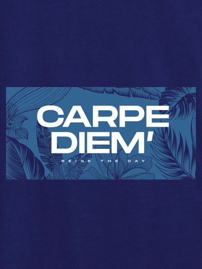 Carpe Diem Half Sleeve T-shirt for Men Carpe Diem Half Sleeve T-shirt for Men