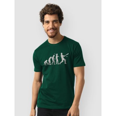 Cricket Evolution Half Sleeve T-shirt for Men Mens Color T Shirts,