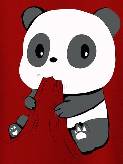 Hungry Panda Half Sleeve T-shirt for Men