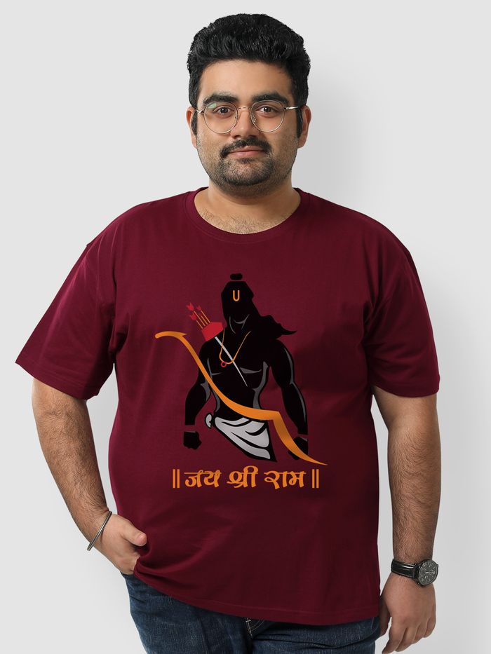 Buy Jai Shreeram Plus Size T shirts Online in India Beyoung