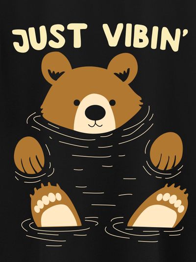 Just Vibin Half Sleeve T-shirt for Men Just Vibin Half Sleeve T-shirt for Men