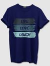 Live Love Laugh Printed T-shirt for Men