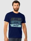 Live Love Laugh Printed T-shirt for Men