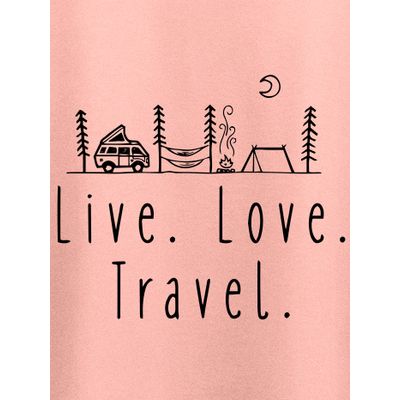 Live Love Travel T-shirt for Men Live Love Travel T-shirt for Men