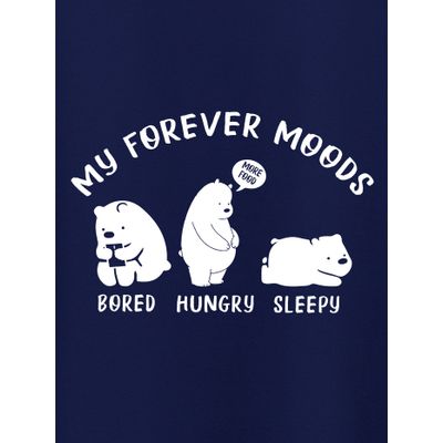 Moody Bear Half Sleeve T-shirt for Men Moody Bear Half Sleeve Summer T-Shirts