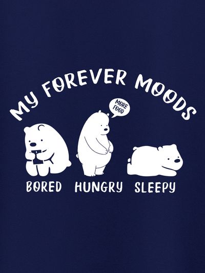 Moody Bear Half Sleeve T-shirt for Men Moody Bear Half Sleeve Summer T-Shirts