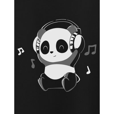 Music Panda Mens T-shirt Music Panda Mens T-shirt