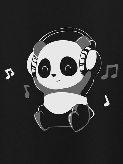 Music Panda Mens T-shirt