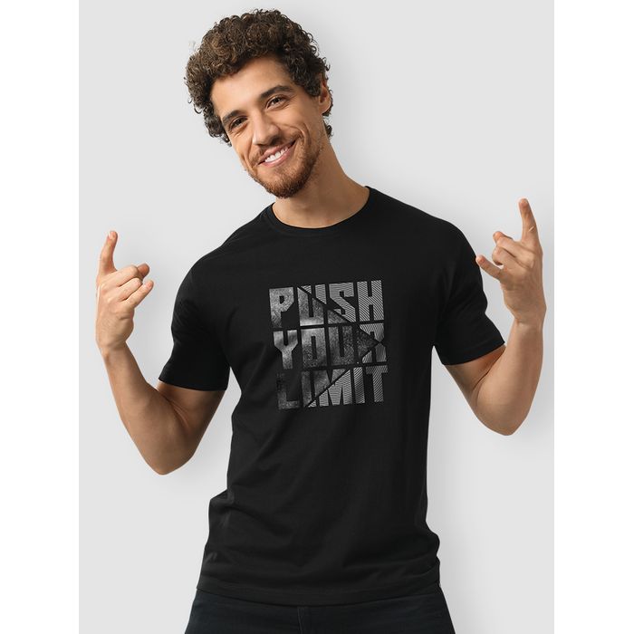 Buy Push Your Limit Mens T Shirt Online in India - Beyoung