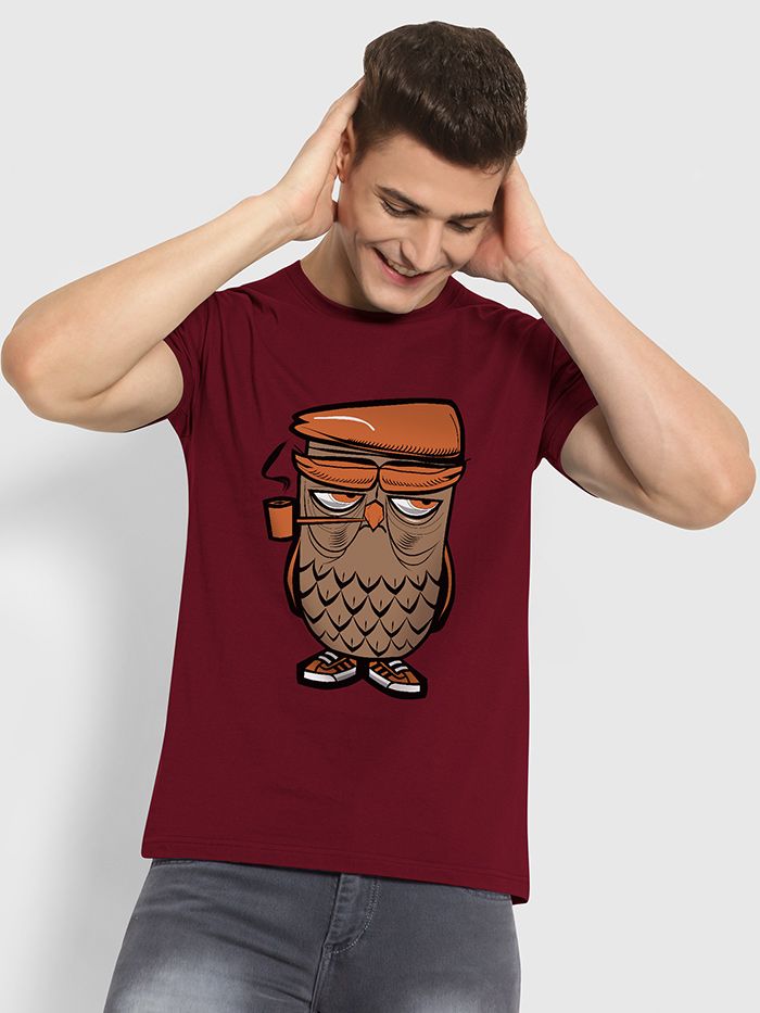 Smart Owl T shirts for men