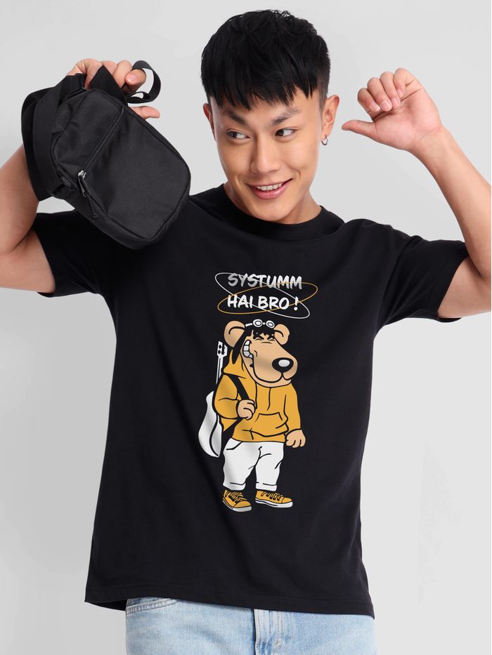 Systumm Half Sleeve T shirt for Men