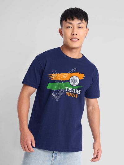 Team Bharat Half Sleeve T-shirt for Men 5XL T Shirt,