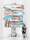 Travel Signboard Half Sleeve T-shirt for Men