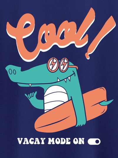 Vacay Mode On Half Sleeve T-shirt for Men Vacay Mode On Half Sleeve T-shirt for Me