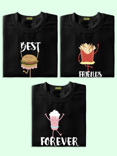 best friends forever shirts for 3