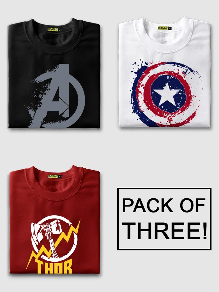 Avengers t shirt combo cheap