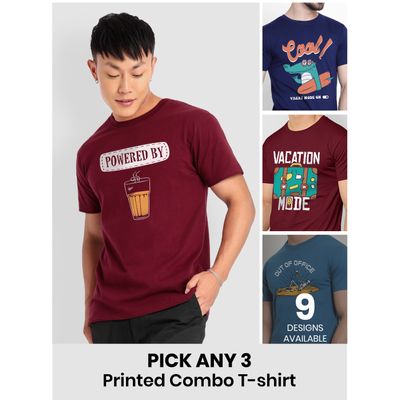 Shop stylish Printed T-Shirts for Men, 
