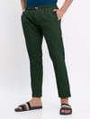 Bottle Green Regular-fit Pajamas