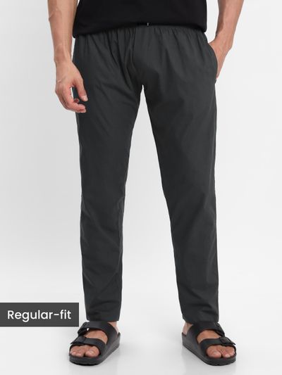 Dark Grey Regular-fit Pyjamas Mens pajama pants gray - Regular-fit