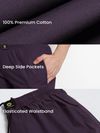 Dark Violet Pyjama for Men
