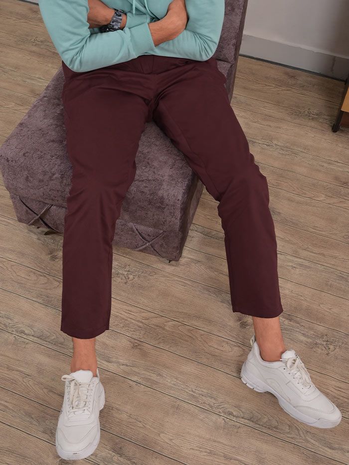Mens new arrivals burgundy pyjamas
