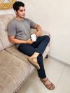 Navy Blue Regular-fit Pajamas