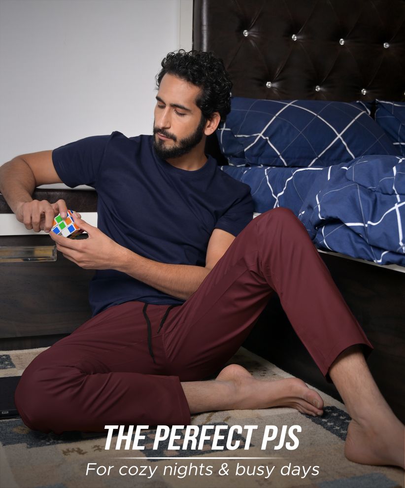 Buy Navy Blue Pyjama for Men Online in India Beyoung