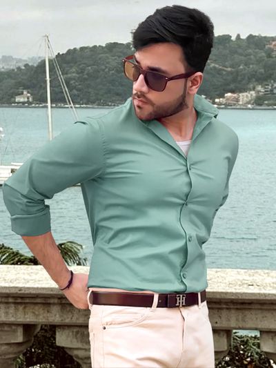Formal green top