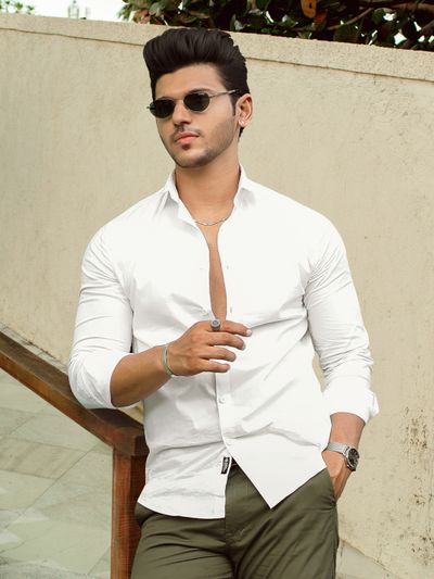 Buy Arctic White Formal Shirts For Men Online in India Beyoung