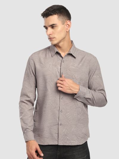Light Grey Crushed Shirt