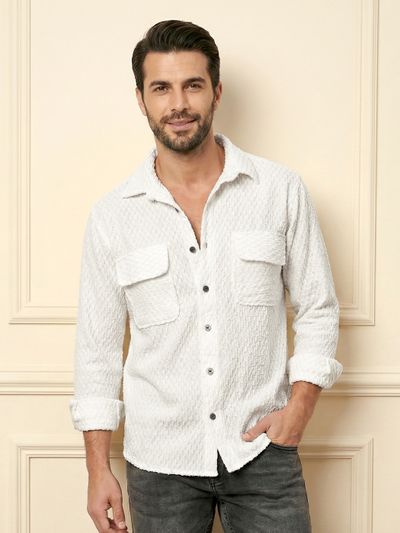 beyoung textured shirts for men, 