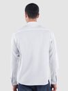 White Breezy Stand Collar Shirt