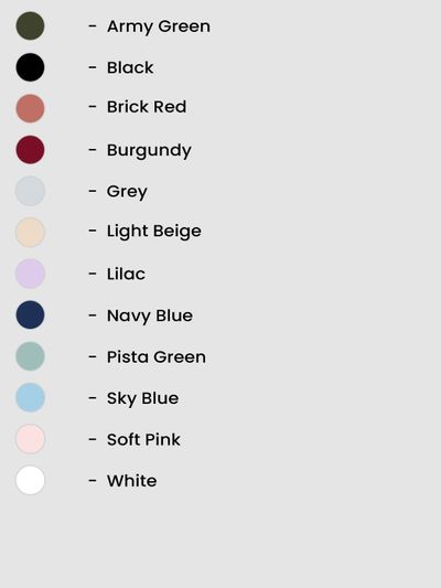 Pick Any 3 - Plain Cotton Shirts Combo Pick Any 3 - Plain Cotton Shirts Combo