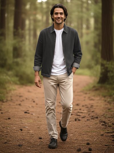 Black Denim Zipper Shacket Black Denim Zipper Shacket