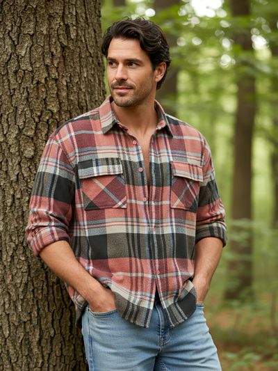 Buy best flannel shirts for men online at beyoung, 