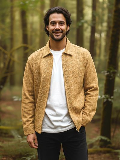 Sand Brown Color Blast Shacket