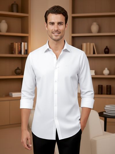 White Oxford Cotton Shirt
