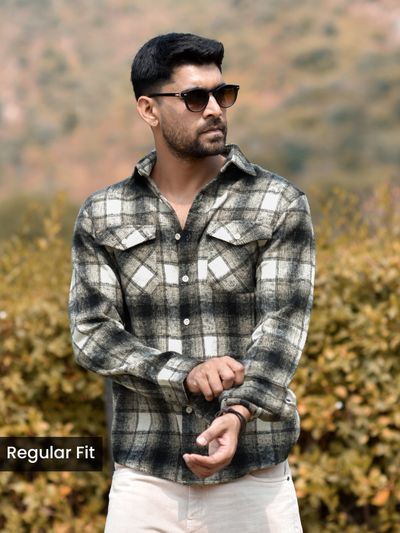 Fawn Recycled Checked Flannel Shirt Fawn Recycled Checked Flannel Shirt