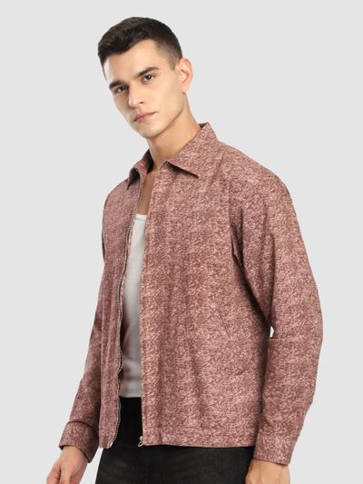 Mauve Color Blast Shacket