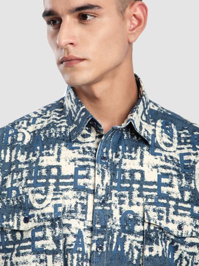 Savoy Blue Crush Print Shacket Savoy Blue Crush Print Shacket