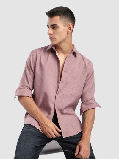 Light Mauve Crushed Shirt
