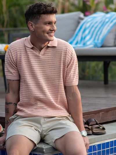 polo collar t-shirt men, 