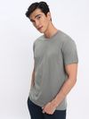 Space Grey and Pink Plain T-shirt with Navy Blue Pyjama: Pack of 3