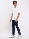 White Polo T-shirt with Midnight Blue Chinos: Pack of 2