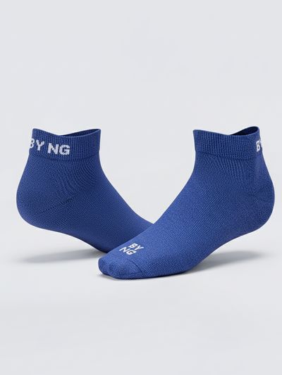 Cobalt Blue Solid Unisex Socks