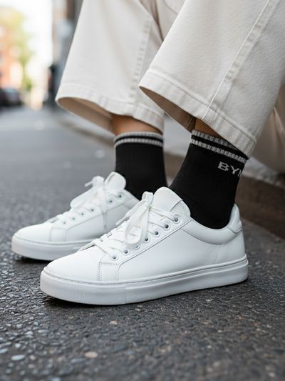 Black Striped Unisex Socks