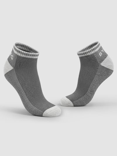Dark Grey Striped Unisex Socks