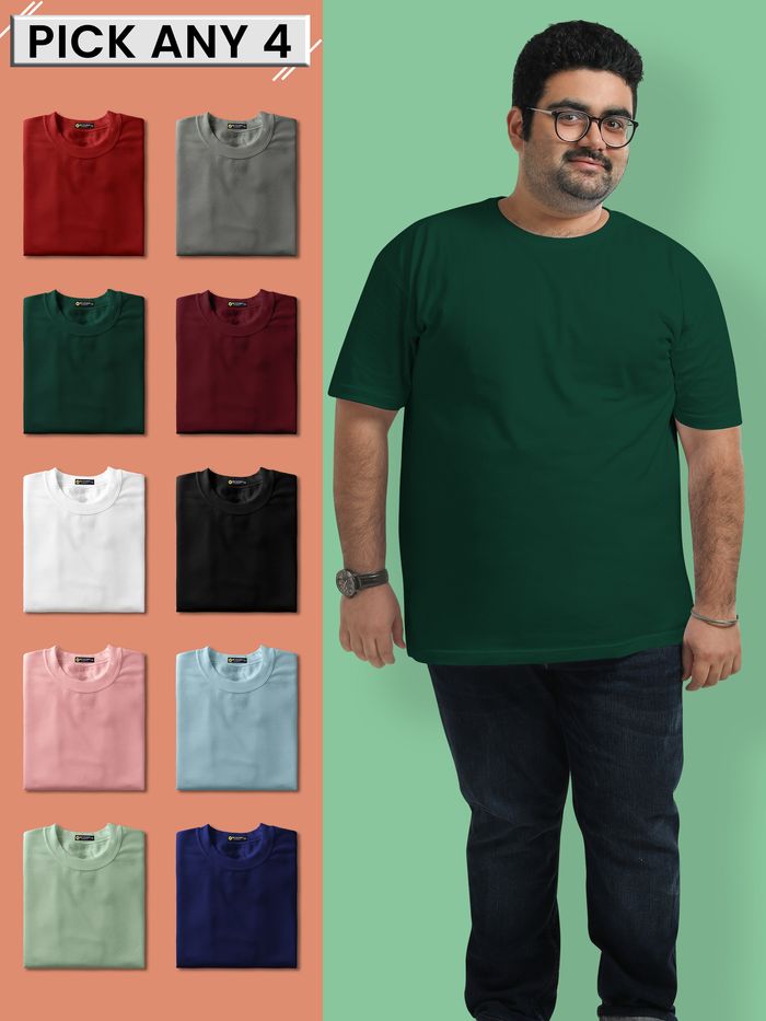 Buy plus size t shirts for men in combo online at beyoung, 